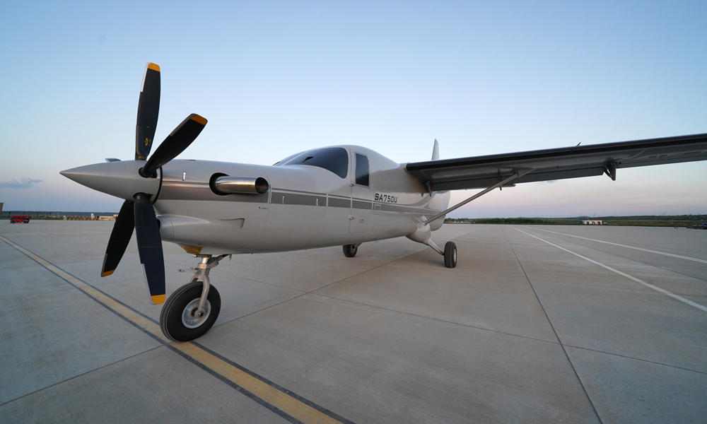 SA750U大型無人運輸機是我國首型載重超3噸的大型無人運輸機，可應用于支線航空物流、特定場景下無人化物資投送、森林草原消防滅火等領域。