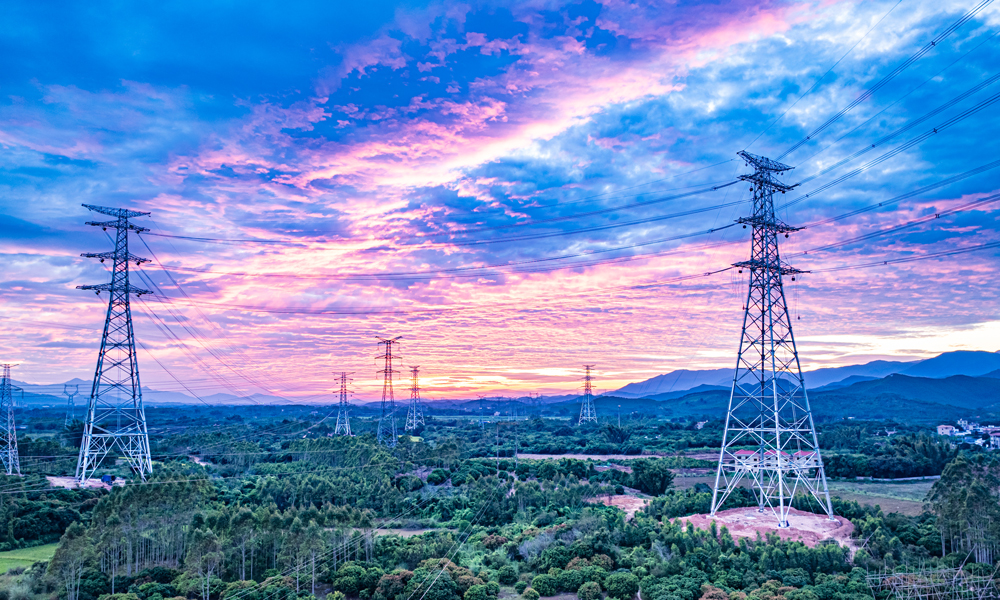 500千伏汕尾甲湖灣電廠機(jī)組擴(kuò)建接入系統(tǒng)工程鐵塔線路。