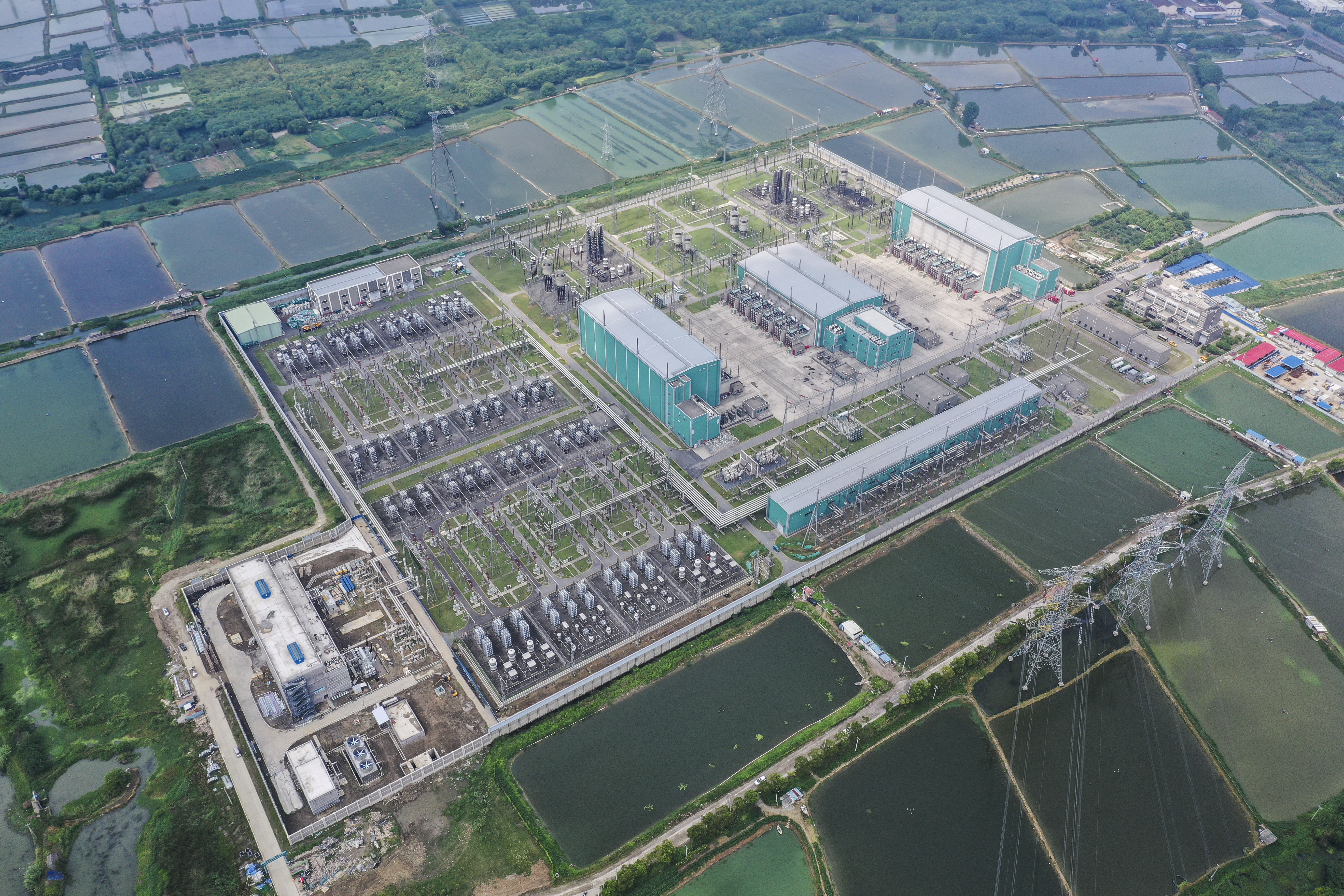 ±800千伏蘇州換流站俯視圖。.jpg ±800千伏蘇州換流站俯視圖。.jpg