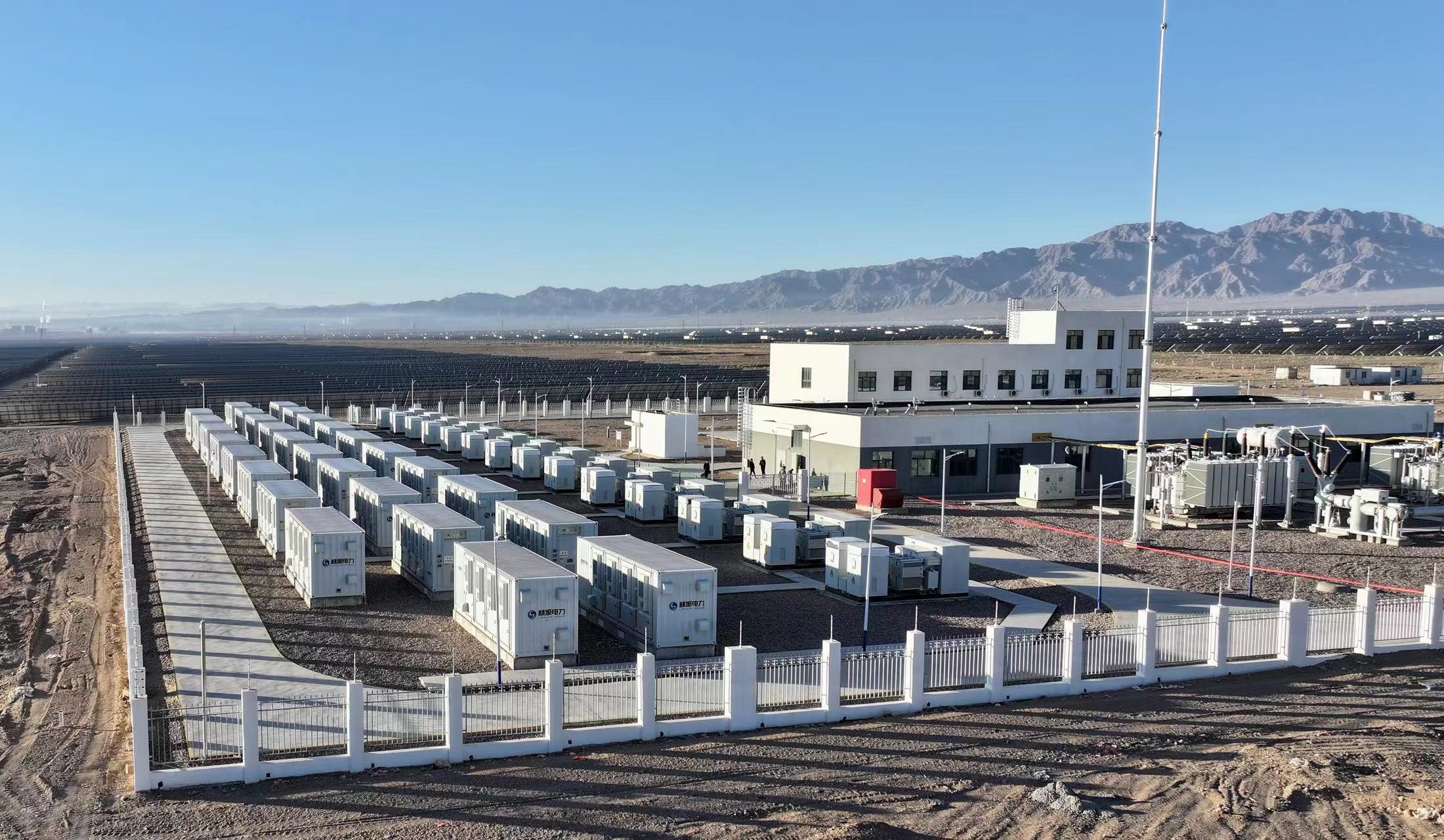 圖2：金昌潔源沐津光伏項目升壓站.jpg